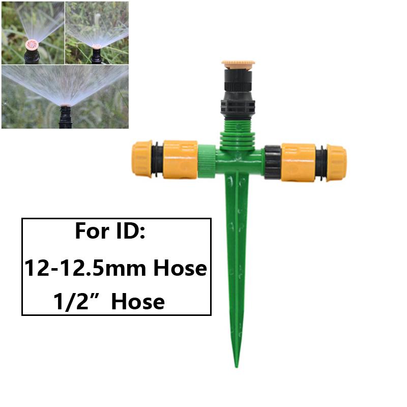 Garden Sprinkler 360° Rotation Irrigation Watering System Automatic Agriculture Lawn Farm Greenhouse Plant Watering Sprinkler