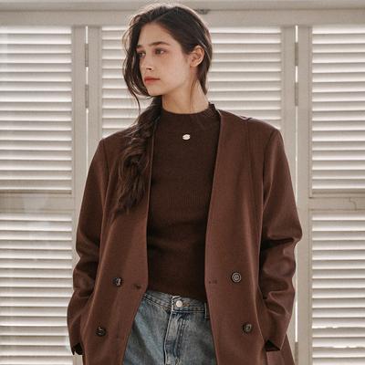 ODER Coinpoint Half-Neck Pullover - Brown