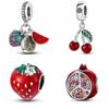 Style Copper Red Series Charms Christmas Gifts Beads Fit Wear Original Bracelets Charms Girls Jewelry