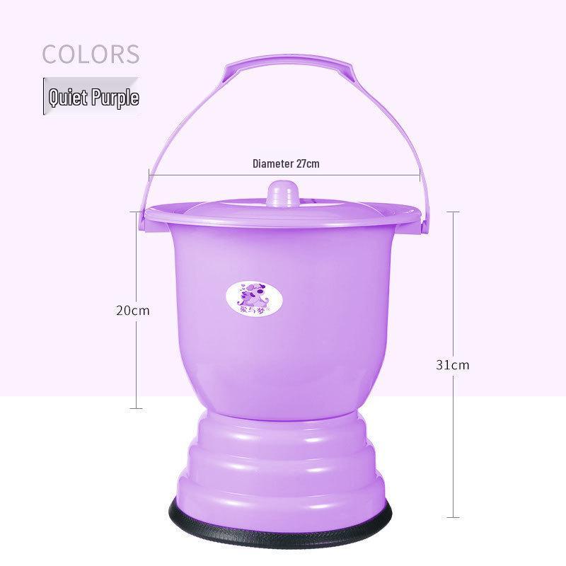 Women's Indoor Urinal with Lid for Night Use - Suitable for Rural, Elderly, and Children