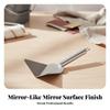 Corner Finishing Tool with Hanging Loop | Stainless Steel Build, Smooth Metal Handle, for Home