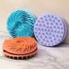 Double-sided Soft Bristle Shower Brush Massage Cleaning Body Shampoo Brush Silicone Multi-functional Bath Brush Mud Removal
