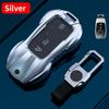 Apply To Mercedes-benz Key Case Car Metal Protection Cover E300L C260L GLC A200 C200 GLA GLB GLS Modified Decorative Accessories