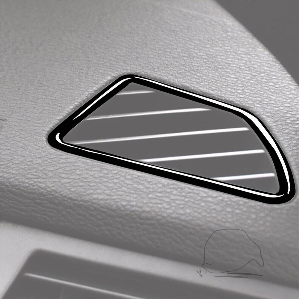 2Pcs Piano Black Dashboard Air Vent Outlet Cover For BMW X5 E70 X6 E71 2008-2014