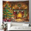 Christmas Pattern Tapestry Home Bedroom Living Room Wall Decoration Christmas Theme Tapestry