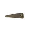 Dongdaemun Snowflake Plaid Hair Clip - Fashionable Side Bangs Accessory