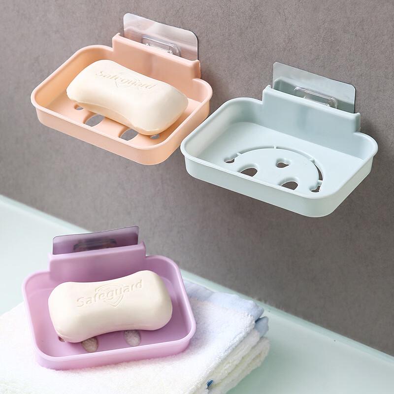 YIXI Wall-Mounted Draining Soap Dish (5-Pack)