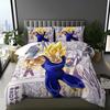 Literie Anime D-Dragon-Ball Housse de Couette et Taie d'Oreiller Décoration Parfaite pour Chambre d'Adolescent, 1-2 Pièces Taies d'Oreiller/Ensembles