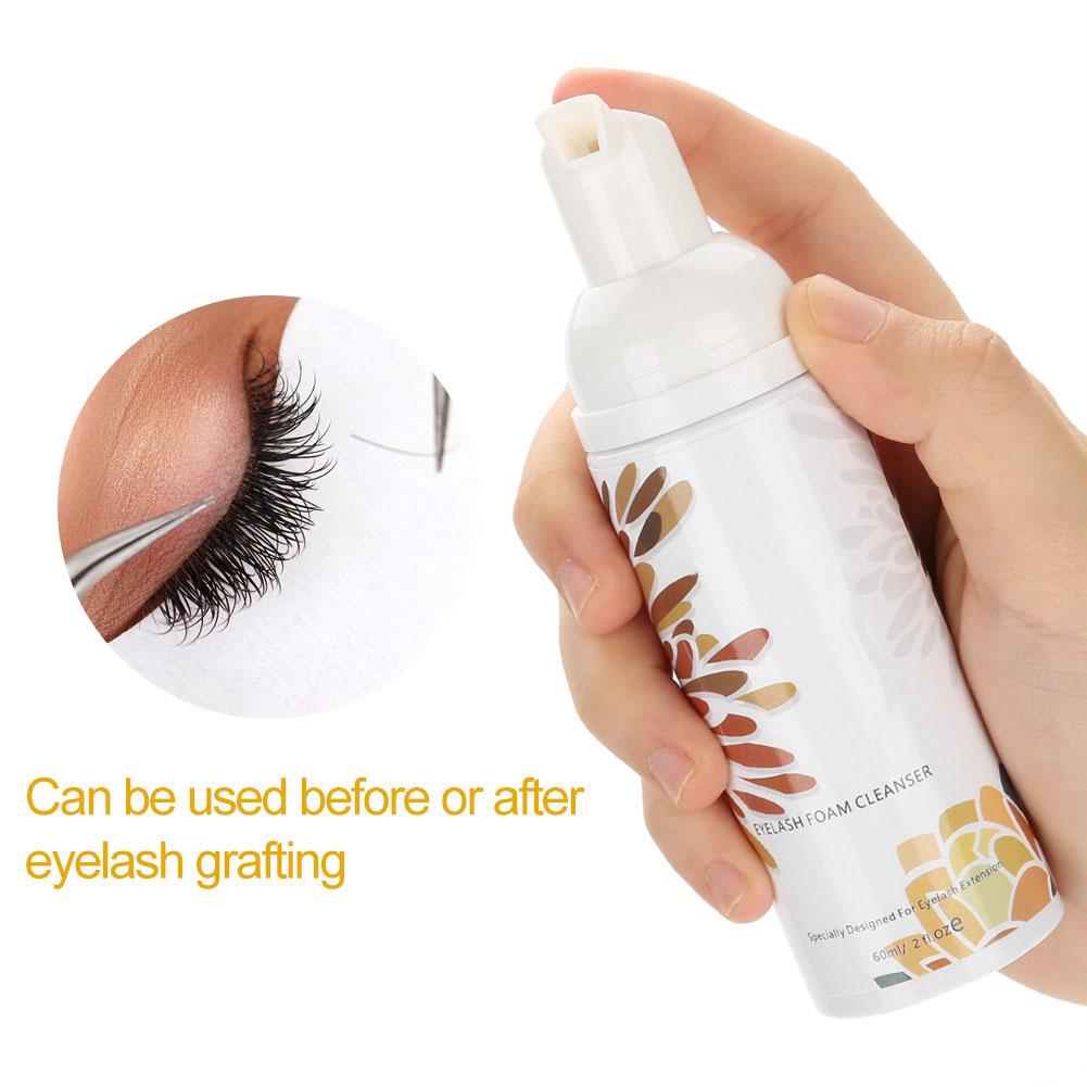 Professional Eyelashes Foam Cleaner Eyelash Extension Cleanser Shampoo Tool