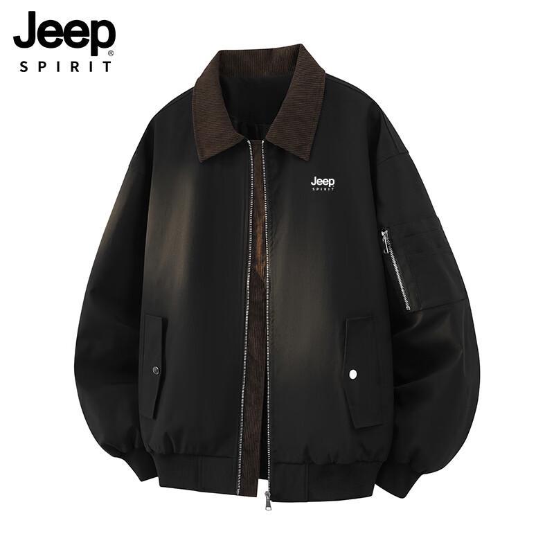 

Мужская куртка JEEP SPIRIT с цветными блоками и отложным воротником M