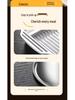 Stainless Steel Grilled Fish and Seafood Pan with Lid and Handle