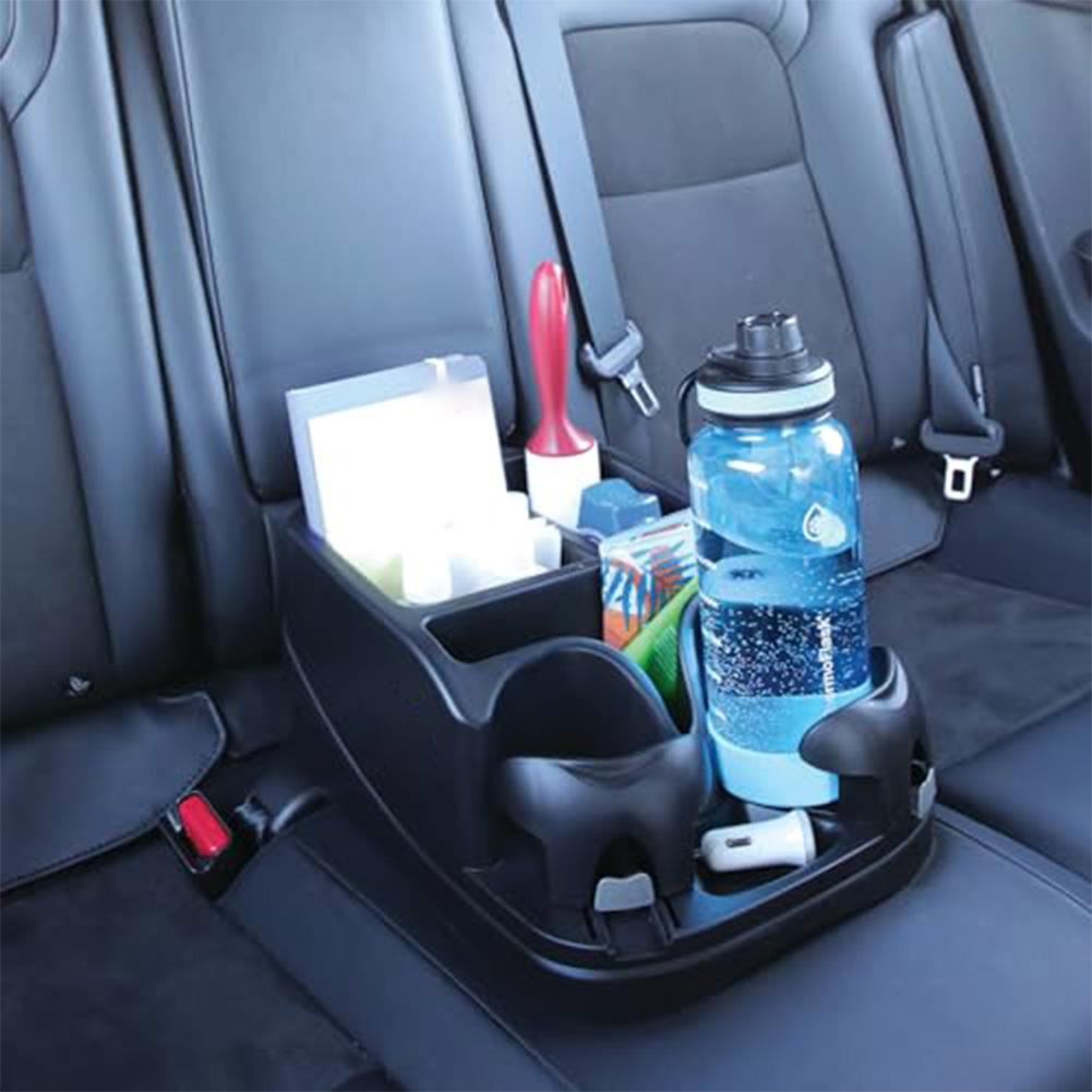 1pcs Car Seat Organizer With 2 Adjustable Cup Holders For Cars Trucks Minivans Car Cup Holder Interior Supplies Tissue Holder