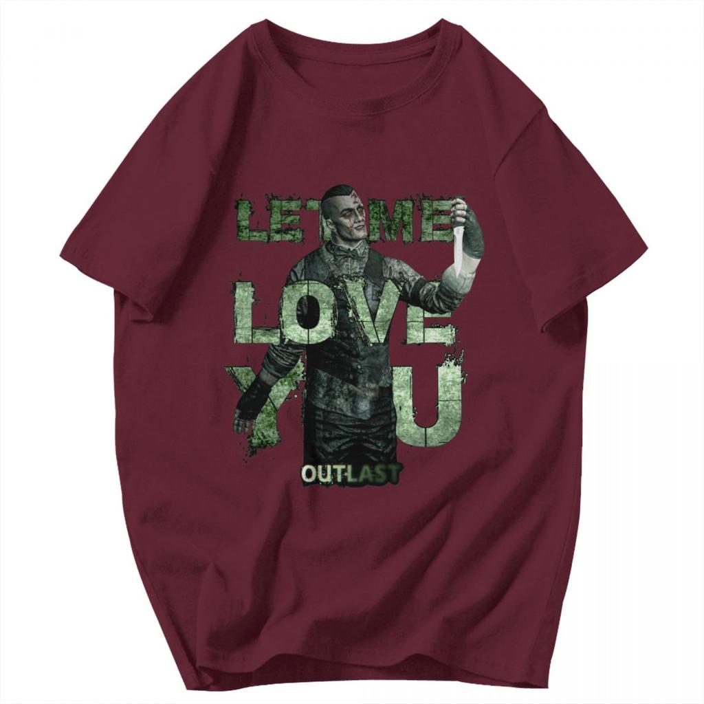 Men T Shirt The Outlast Trials 2026 Horror Game Vintage Idea Y2K Graphic Oneck Unisex Tops T Shirts