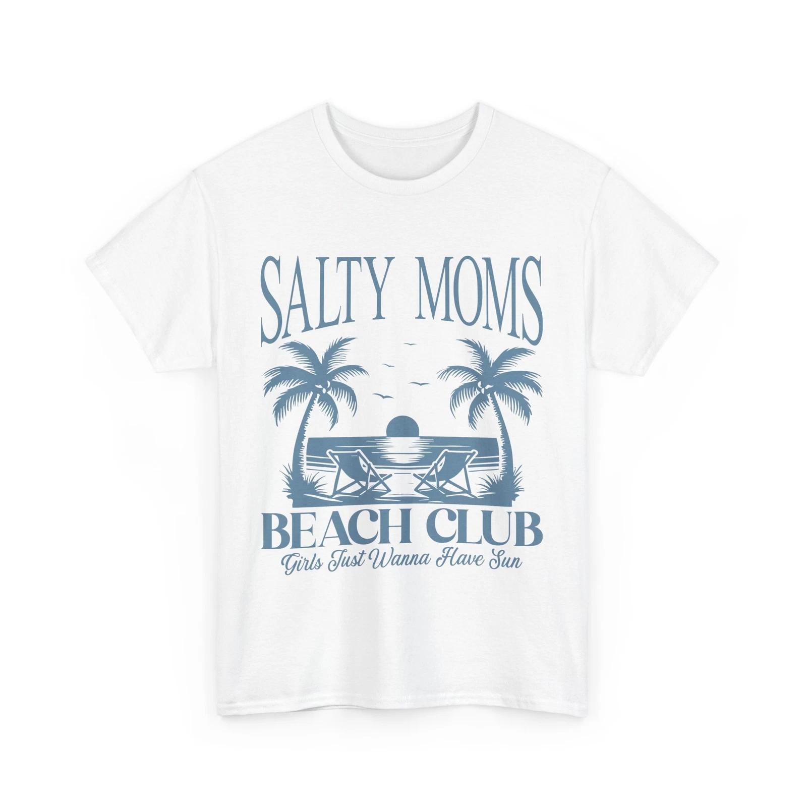 

Vacation Mode T-Shirt | Salty Mom sBeach Club Tee | Summer T-Shirt M