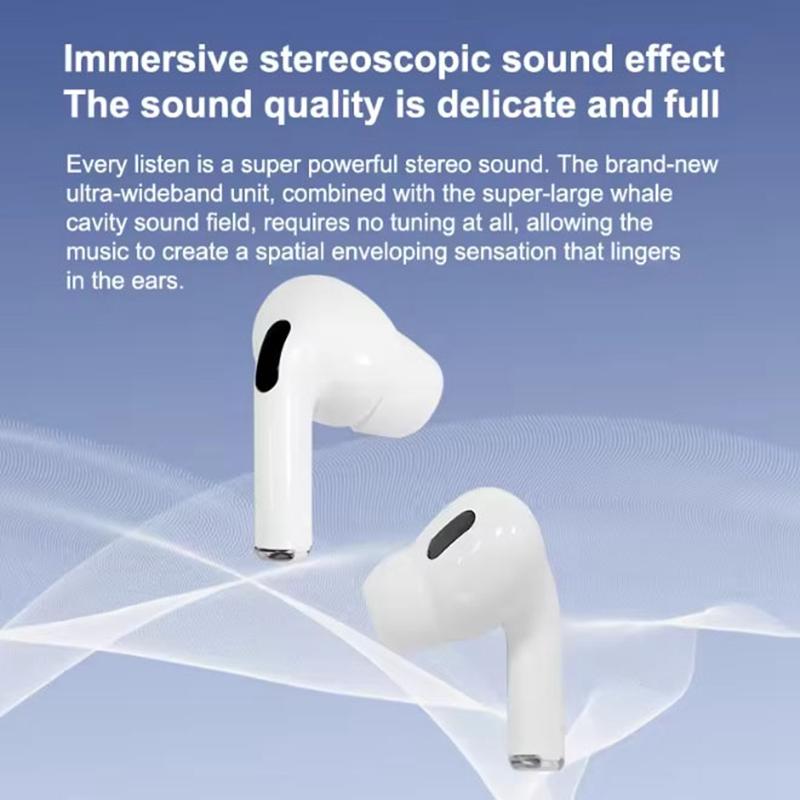 Wireless Earbuds TWS Bluetooth Headphones Deep Bass Stereo Sound Ear Buds Wireless Waterproof in-Ear Earphones with Mic,