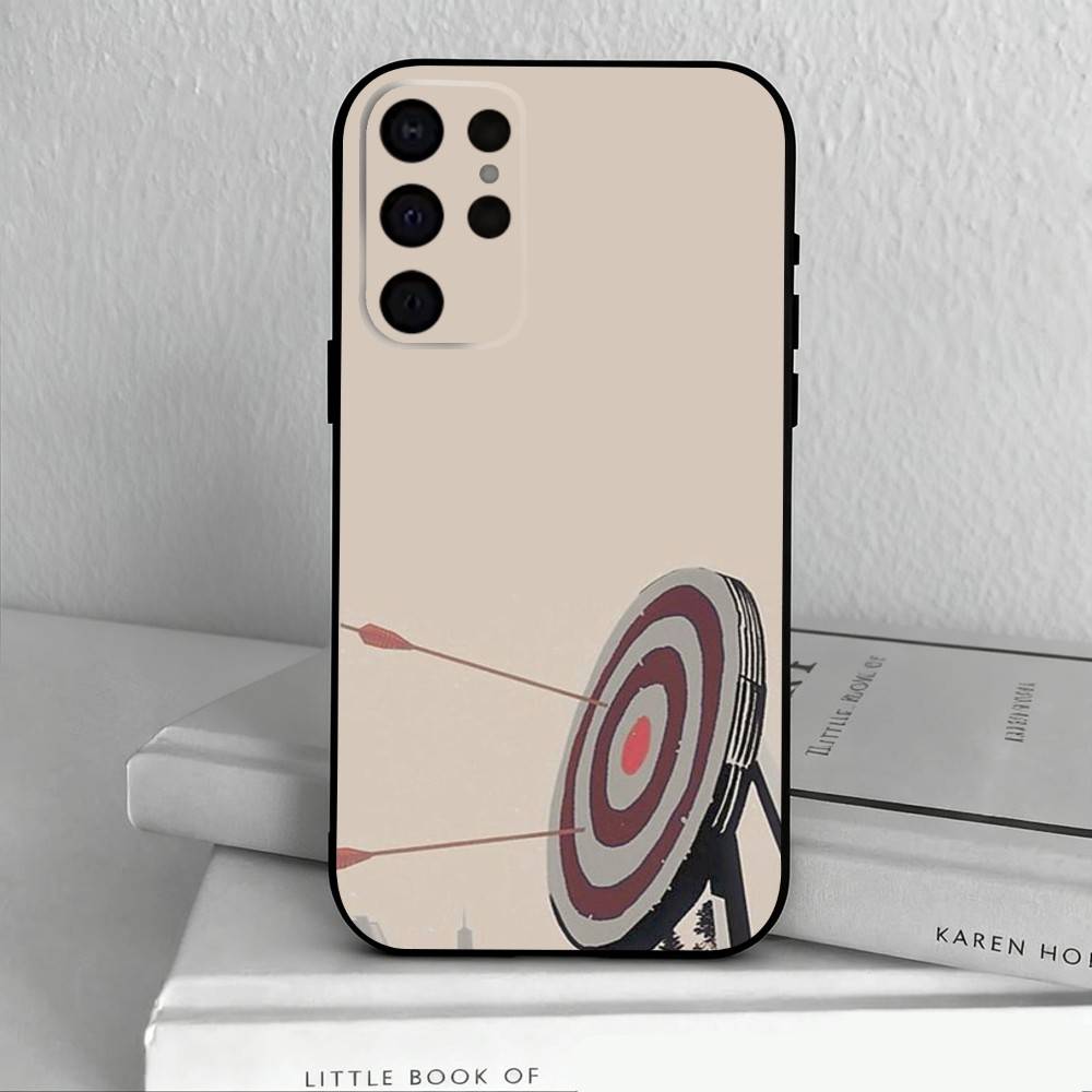 A-Bogen S-Sport Handyhülle Für Samsung S25,24,23,22,30,21,10,9,Ultra,Plus,Lite,FE,4,5 G Weiche Schwarze Hülle