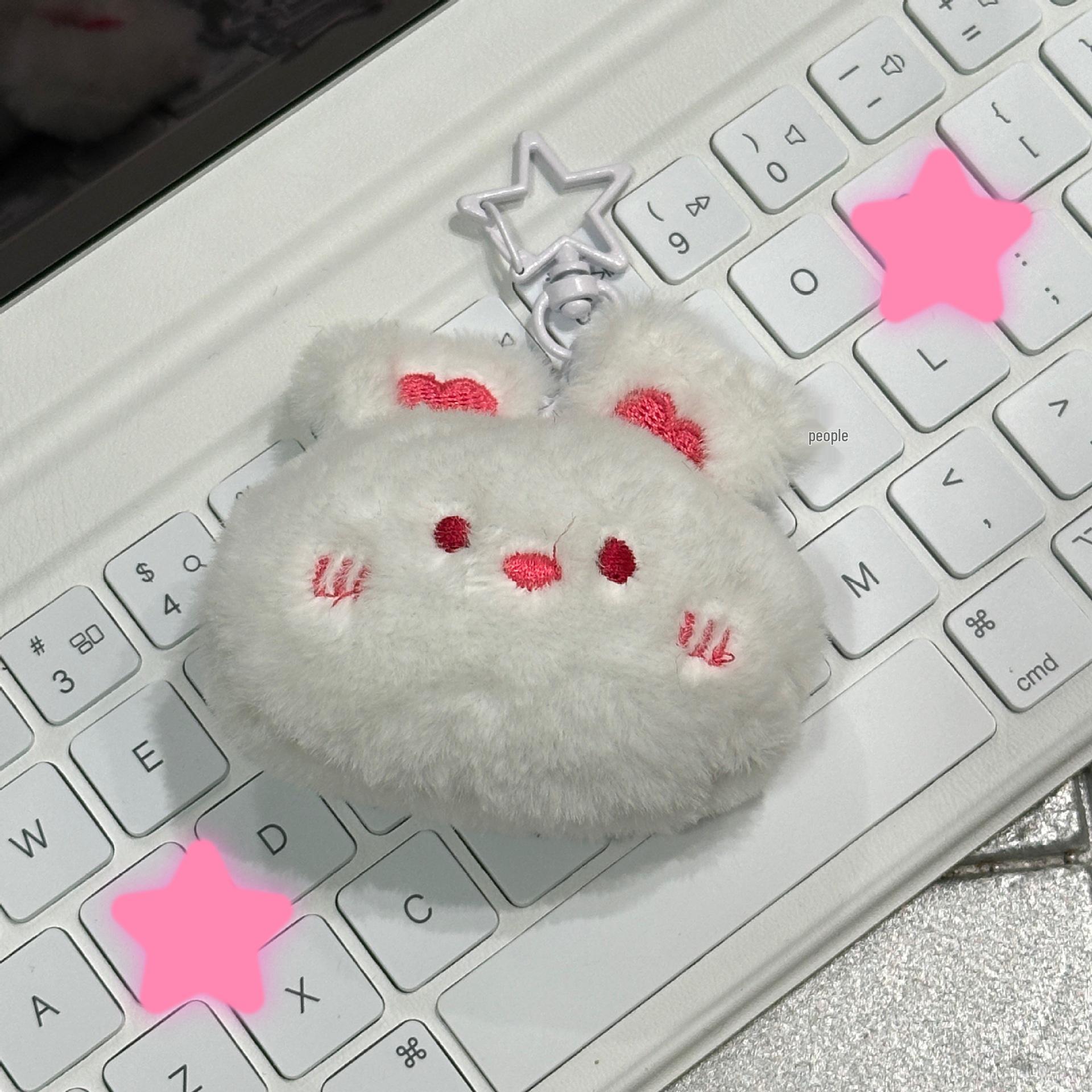 

Милый звук животного сжимаемый мини плюшевый брелок кукла Star Keychain