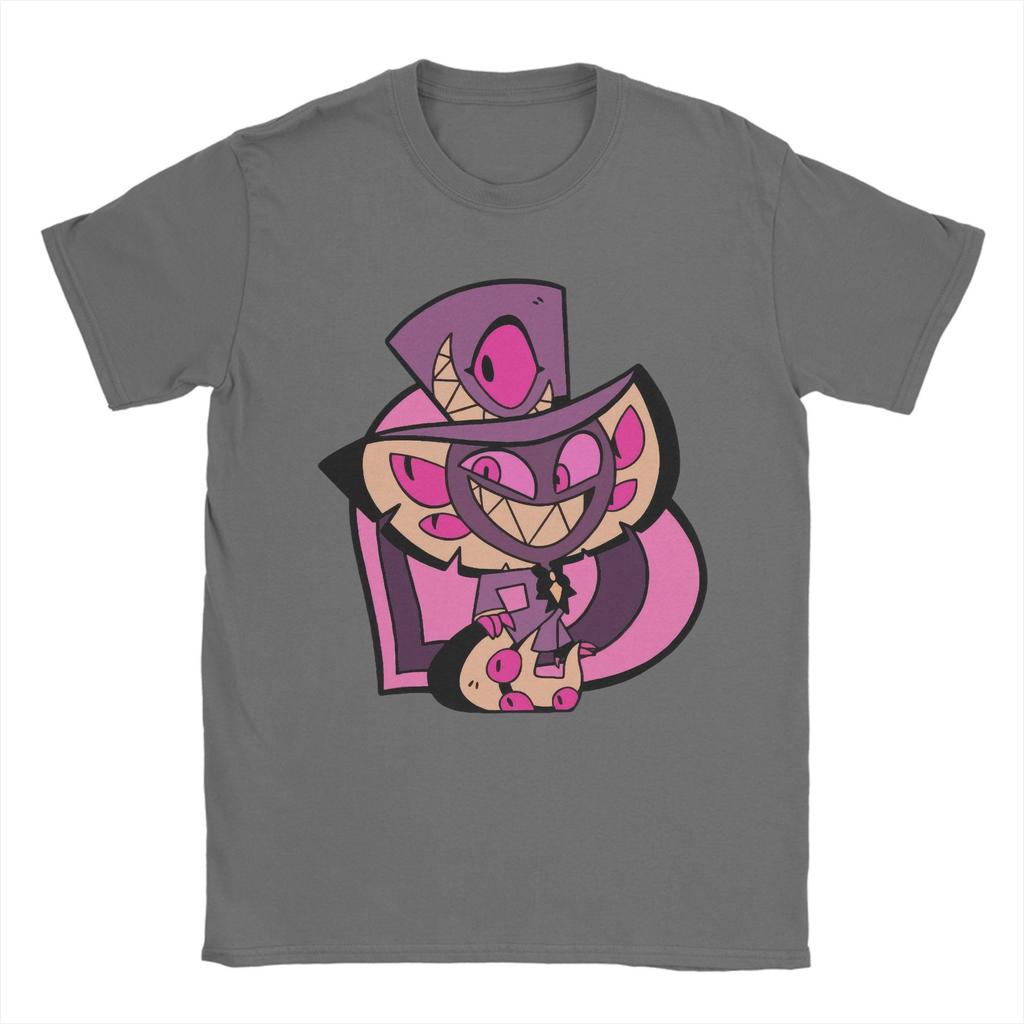 Lustiges Sir Pentious Hazbins Hotels T-Shirt für Herren Rundhals Baumwoll-T-Shirt Kurzarm T-Shirt Geschenkidee Oberteile