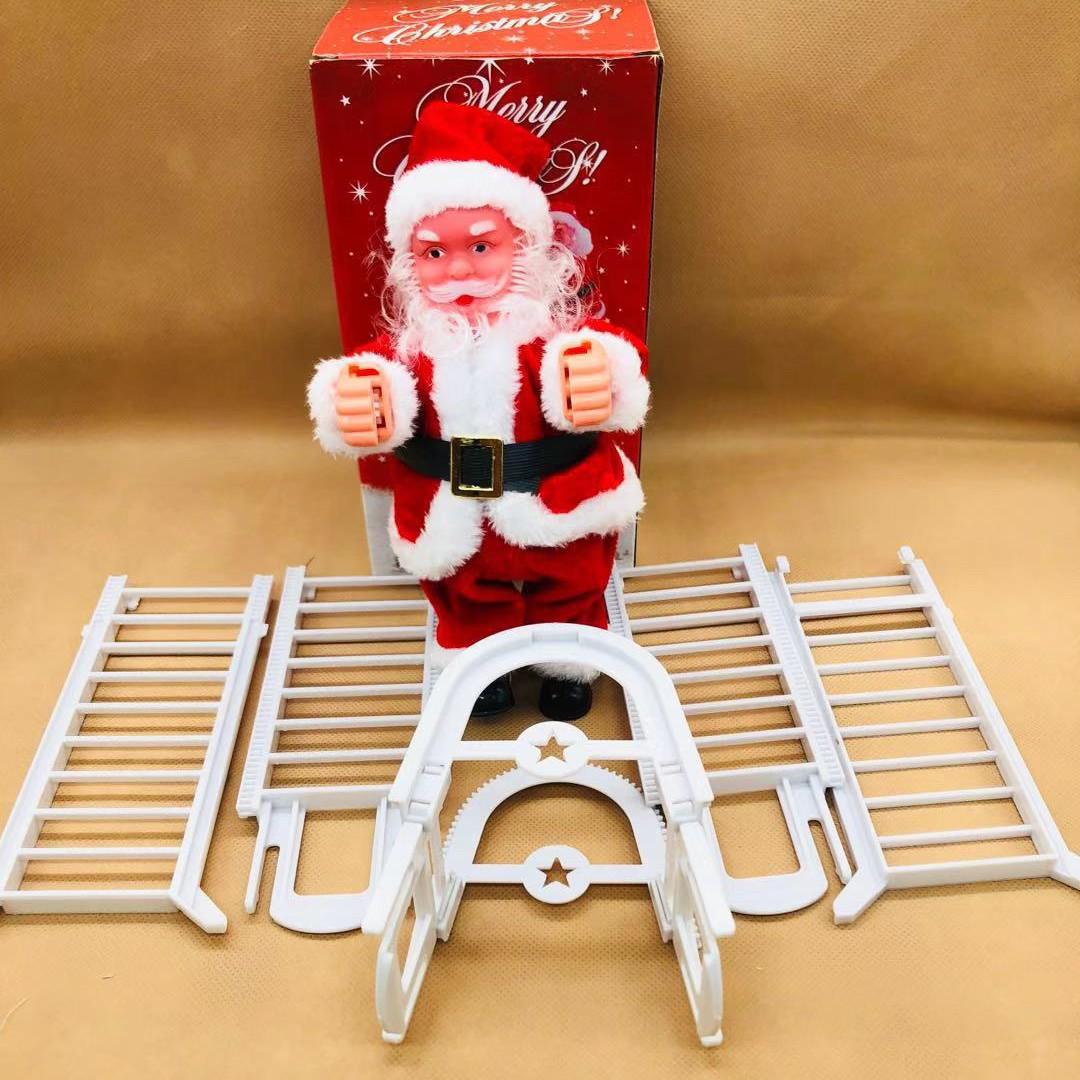 

Christmas Bestseller: Electric Climbing Santa Ladder Toy - Single/Double Bead for Tree Decoration