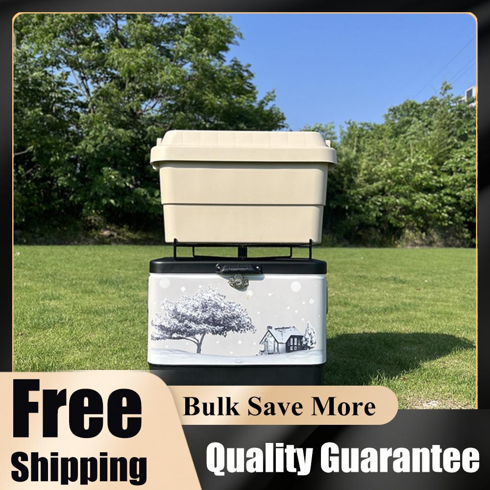 Foldable Cooler Stand Portable Storage Bin Ice Bucket Holder Water Container Stand for Cooking Hiking Backpacking Camping Travel