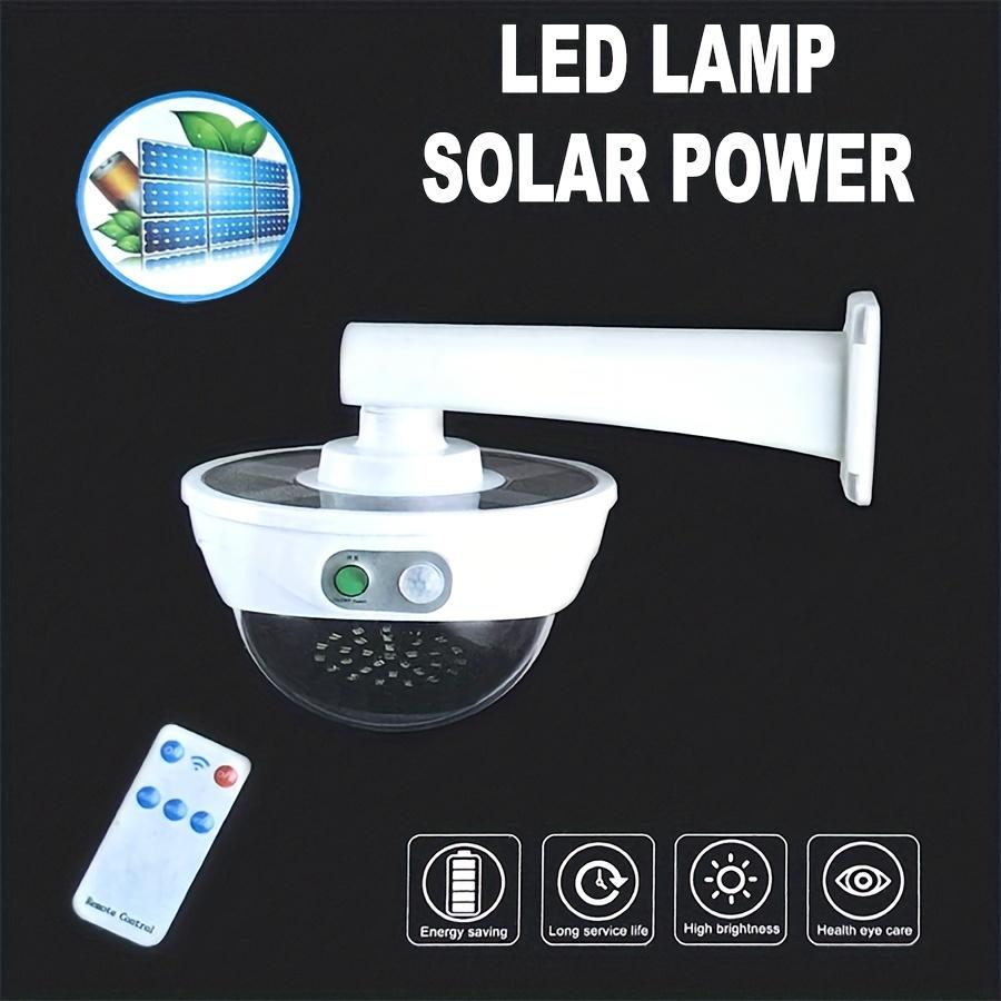 Fake Security Camera with Motion Sensor Light,Solar Outdoor Lights,Waterproof Wall Lamp for Garden,Yard,Street, Auto on/Off, Deterrent & Lighting