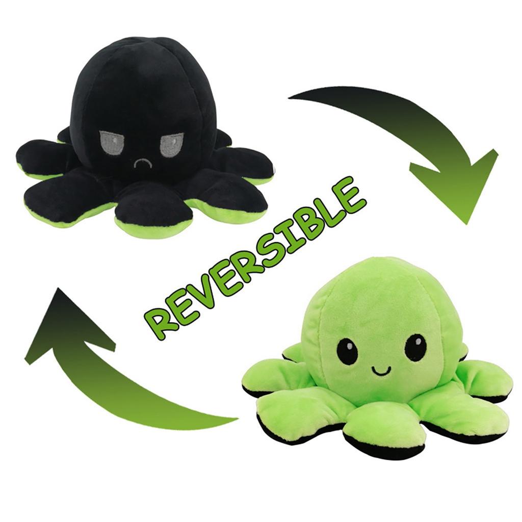 Octopu Doll Double-sided Flip Octopu Plush Toy Chirdren Kids Birthday Gift