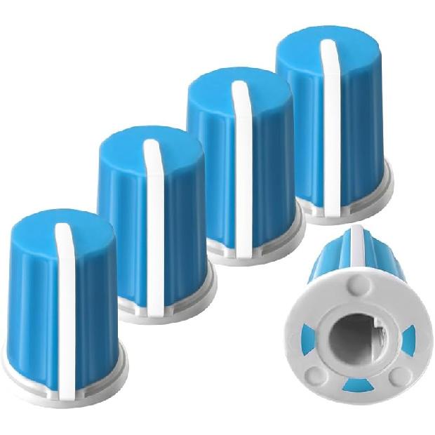 XBERSTAR 5 шт. Сменная ручка колпачок фейдера эквалайзера для Pioneer Numark Rane AKAI DJ контроллера микшера (5 ЦВЕТОВ) синий