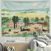 Fresh Pastoral Style Decorative Tapestry Bedroom Living Room Tapestry Home Wall Decoration Tapestry