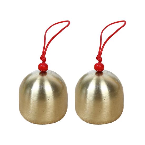 

2 шт., DIY колокольчики, износостойкие украшения, прочные декоративные подвесные колокольчики для заднего двора, подарок красный