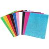 Eclet Multicolor A4 Size Non-Adhesive Glitter Sheet Paper (10 Sheets, 250Gsm, 499G) For Crafts
