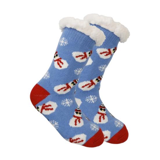 Christmas Floor Socks Thick Warm Non Slip Slipper Socks Cute Animal Fuzzy Socks with Gripper Fluffy Cuffs Gift for Christmas