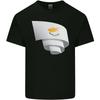 Curled Cyprus Flag Cypriot Day Football Mens Light Cotton T-Shirt