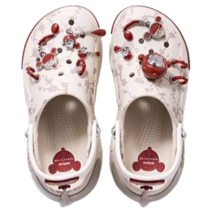 Crocs Skullpanda X Saboți Bubble Crush Saboți Unisex Gri 211111-1F8