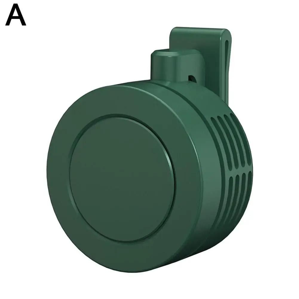 Clip-on Mini Waist Fan with 3 Speeds Handheld Fan Desktop Fan Type C Rechargeable for Outdoor Work Hiking Home Office Travel Gym