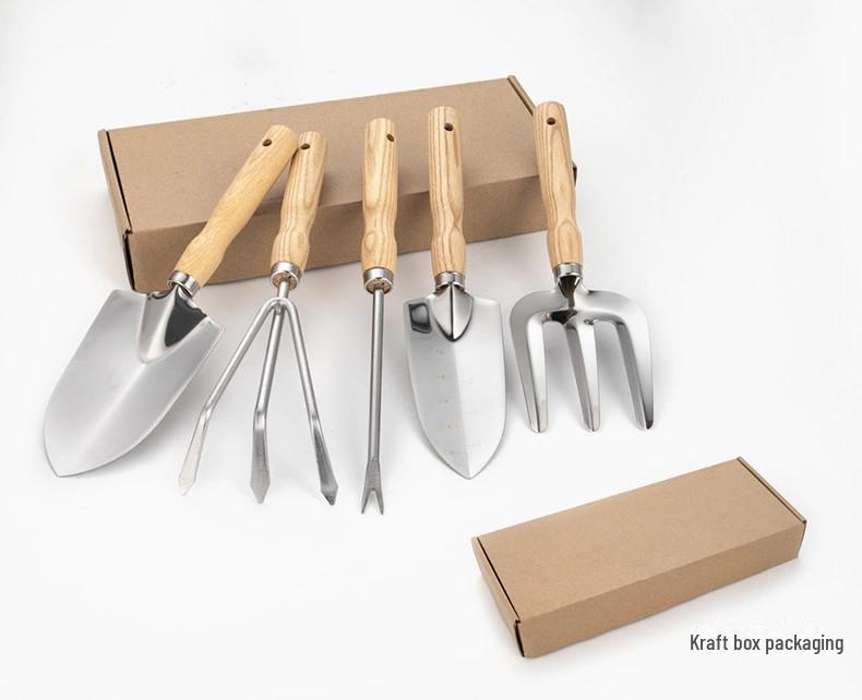 In Stock: Stainless Steel Garden Shovel for Planting and Outdoor Use, Ideal for Cauliflower and Other Vegetables.