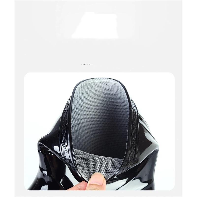 Men's Anti Slip Waterproof Wear Resistant Midsole Rain Boots