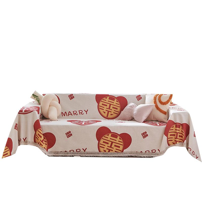 

Полотенце для дивана в скандинавском стиле Ins, ткань для полного покрытия, подушка для дивана, походное одеяло, четыре сезона, универсальная нескользящая грязеотталкивающая ткань для чехла на диван 130*180
