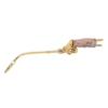 Injector Welding Torch with Adjustable Valve Brass Manual Injector Torch for Oxygen Acetylene 1?6mm