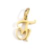 Gold-Plated Stainless Steel Alphabet Pendants for DIY Necklaces – Colorfast Jewelry Charms