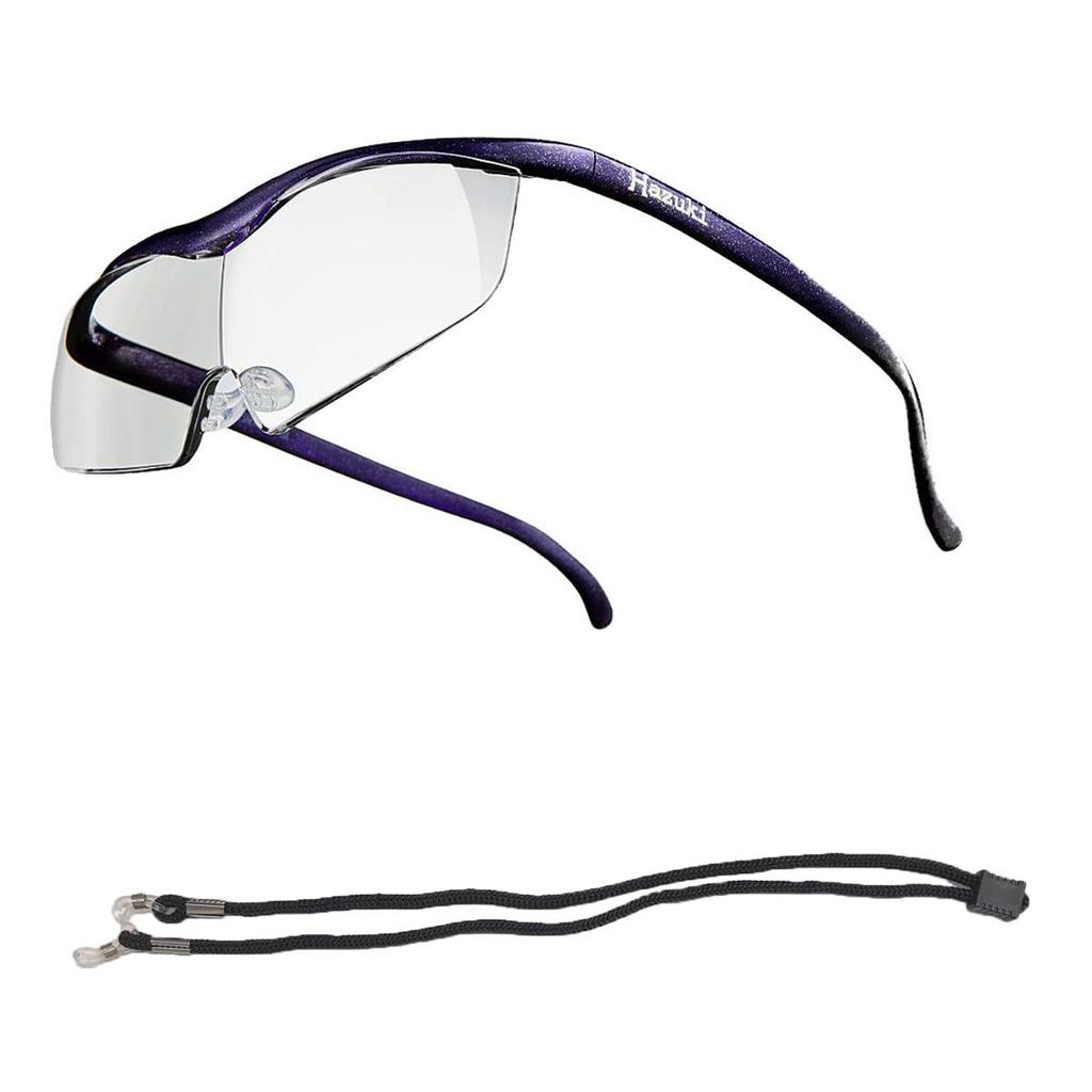 Hazuki Hazuki Loupe Large Clear Lens 9 Dodává se s popruhem k zavěšení kolem krku Dárek k narozeninám 1,32x (všechny barvy) (Nachový)