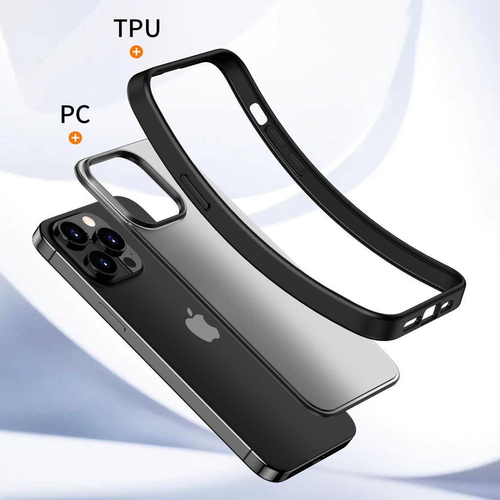 Magic Series for iPhone 16 Pro Case Translucent Matte TPU + PC Phone Cover