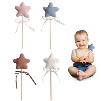 Elegante Bacchetta Stellare Bastoncino di Legno Pentagramma di Legno Bacchetta Magica Regalo Perfetto per Gioco di Ruolo da Principessa