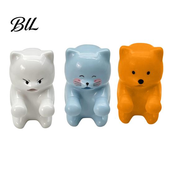 Mini Food Fan Cooling Cat Bear Shape Cup Edge Clip-on Rechargeable Hot Drinks Coffee Tea Meals Dishware Cooler Small Clip