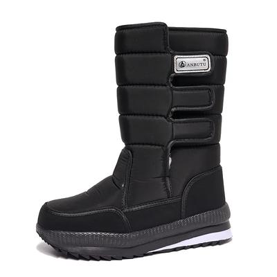 Men Women Outdoor Winter Boots Warm Waterproof Non Slip Men's Mid Calf Men Snow Boot 40° Keep Couples Non Slip Platform Women Shoes Big Size