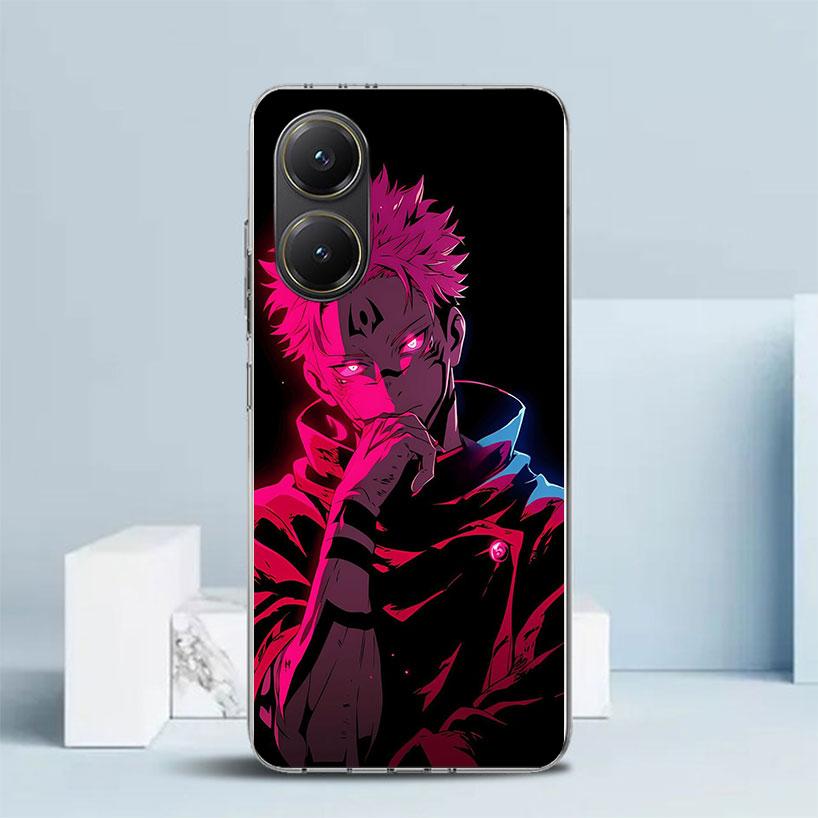 Kaisen J-Jujutsu Ryomen Sukuna Phone Case For Xiaomi Poco F7 Ultra X5 X6 X7 Pro M7 Redmi 15C 15 13C 13 12C 12 10C 10 10A 9 9C 9A