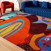 Living Room Carpet Art Irregular Color Abstract Home Bedroom Bedside Mat Easy To Care Cloakroom Coffee Table Rug Tapis 