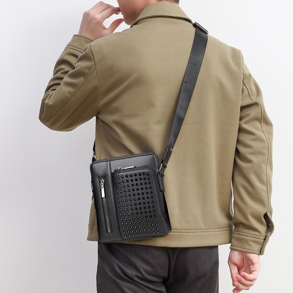 Trendy Men's Crossbody Bag, Large-capacity Single-shoulder Bag, Crossbody Bag, Commuter Street Bag