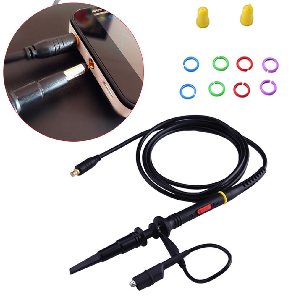 

Speicalized Oscilloscope Probe For Mini Osciloscopio DS211 DS203 DS202 DS212 High Quality Oscilloscope Probes чорний