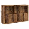 LED Sideboard Reclaimed Wood Look 162 x 37 x 100 cm Engineered Wood