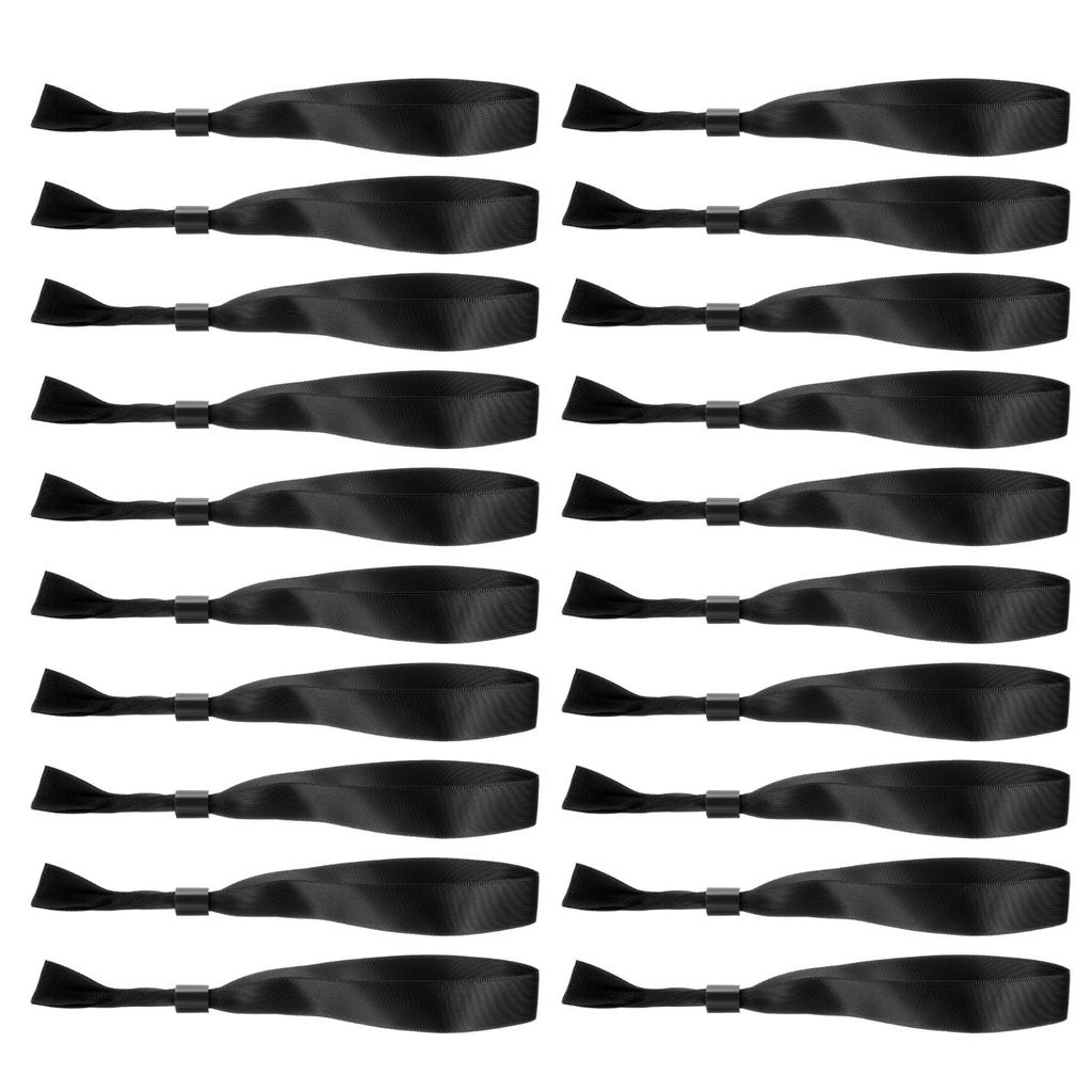 20pcs Wrist Bands Cloth Event Wristbands VIP Wrist for Events Disposable Wristbands Events Colored Wrist Bands Concert Party